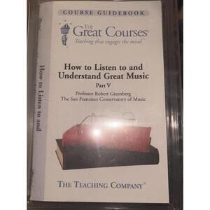The Great Courses: How to Understand Great Music Vol V Greenberg DVD